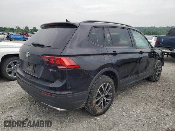 2021 Volkswagen Tiguan S z VIN 3VV0B7AX6MM023026, wystawiony jako Copart lot #60134345 z przebiegiem 98 196 mil mil oraz Szkoda całkowita • Salvage title. Historia ofert i sprzedaży dostępna na DreamBid. Obrazek 3.