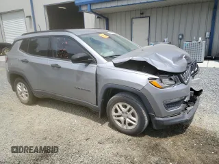 2018 Jeep Compass Sport с VIN 3C4NJCAB3JT226722, выставлен на аукционе Copart как лот 59609515 с пробегом 115 494 миль миль и Списание • Salvage title. История ставок и продаж доступна на DreamBid. Изображение 4.