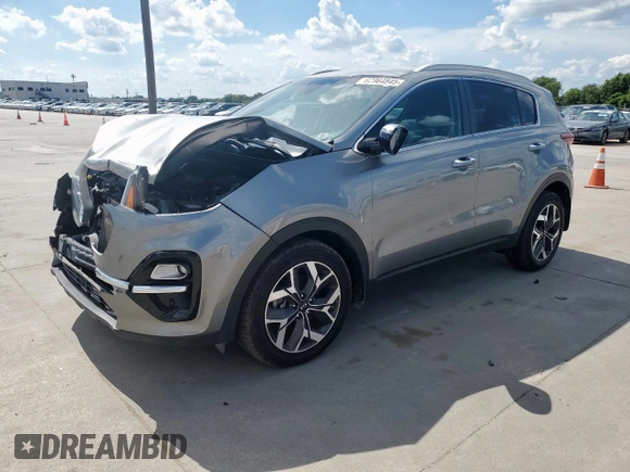 2020 Kia Sportage EX with VIN KNDPN3AC7L7720837, listed as a Copart auction lot 62964845 with 51,602 mi miles and Clean title. Bid and sale history available at DreamBid. Image 1.