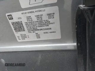 2024 Cadillac LYRIQ Luxury z VIN 1GYKPRRK6RZ104038, wystawiony jako IAAI lot #41521504 z przebiegiem Nie podano mil oraz . Historia ofert i sprzedaży dostępna na DreamBid. Obrazek 9.