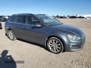 2016 Volkswagen Golf SportWagen TSI S with VIN 3VWC17AUXGM513720, listed as a Copart auction lot 86509294 with 95,672 mi miles and Salvage Title. Bid and sale history available at carsss.com. Image 4.