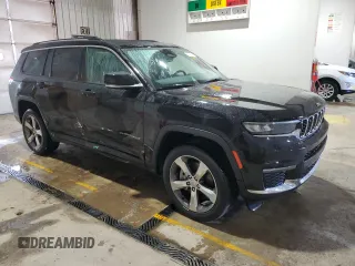 2021 Jeep Grand Cherokee Limited with VIN 1C4RJKBG3M8181001, listed as a Copart auction lot 50042865 with 60,668 mi miles and Salvage Title. Bid and sale history available at DreamBid. Image 4.