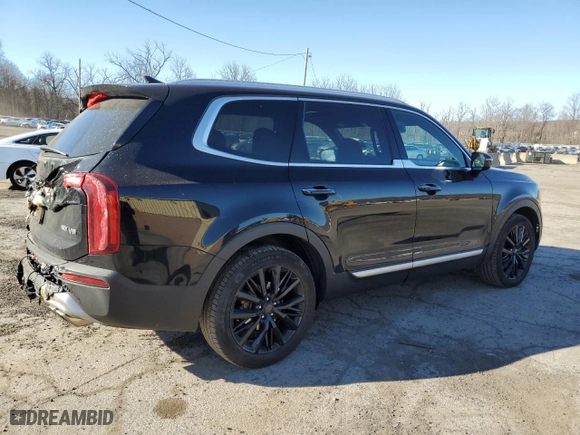 2021 Kia Telluride SX with VIN 5XYP54HC0MG151863, listed as a Copart auction lot 48544685 with 58,799 mi miles and Salvage Title. Bid and sale history available at carsss.com. Image 3.