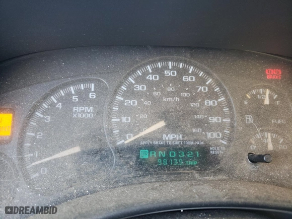 2002 GMC Yukon SLT with VIN 1GKEC13Z22R145492, listed as a Copart auction lot 89299605 with 98,139 mi miles and Non Repairable. Bid and sale history available at carsss.com. Image 9.