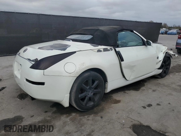 2004 Nissan 350Z Touring with VIN JN1AZ36A74T015842, listed as a Copart auction lot 45526455 with 162,119 mi miles and Salvage Title. Bid and sale history available at carsss.com. Image 3.