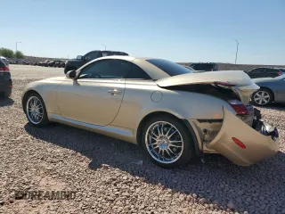 2006 Lexus SC 430 with VIN JTHFN48Y669007583, listed as a Copart auction lot 75931734 with 92,044 mi miles and Salvage Title. Bid and sale history available at carsss.com. Image 2.