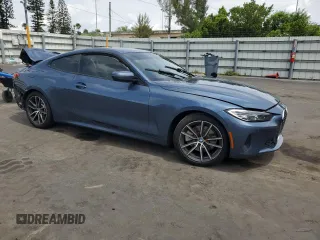 2021 BMW 4 Series 430i z VIN WBA53AP06MCF79573, wystawiony jako Copart lot #59136805 z przebiegiem 43 446 mil mil oraz Szkoda całkowita • Salvage title. Historia ofert i sprzedaży dostępna na DreamBid. Obrazek 4.
