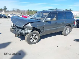 1999 Toyota Land Cruiser with VIN JT3HT05J5X0045784, listed as a IAAI auction lot 41886919 with 505,121 mi miles. Bid and sale history available at carsss.com. Image 2.