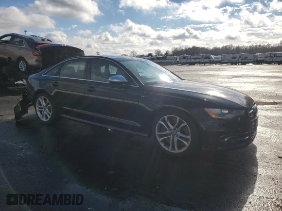 2013 Audi S6 Prestige with VIN WAUJ2AFC3DN116143, listed as a Copart auction lot 79538124 with 111,428 mi miles and Salvage Title. Bid and sale history available at carsss.com. Image 4.