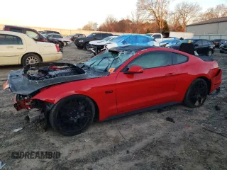 2020 Ford Mustang GT with VIN 1FA6P8CF6L5127546, listed as a Copart auction lot 49393735 with 8,253 mi miles and Salvage Title. Bid and sale history available at carsss.com. Image 1.
