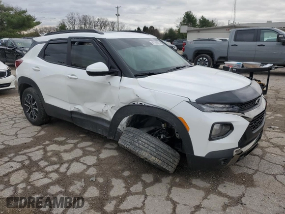 2023 Chevrolet TrailBlazer ACTIV with VIN KL79MSSL4PB079277, listed as a Copart auction lot 81198974 with 38,504 mi miles and Salvage Title. Bid and sale history available at DreamBid. Image 4.