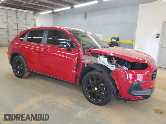 2023 Honda HR-V Sport with VIN 3CZRZ1H58PM731036, listed as a Copart auction lot 48746845 with 24,125 mi miles and Salvage Title. Bid and sale history available at carsss.com. Image 4.