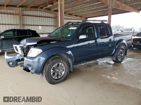 2020 Nissan Frontier Pro-4X z VIN 1N6ED0EB9LN708384, wystawiony jako Copart lot #58627405 z przebiegiem 53 231 mil mil oraz Szkoda całkowita • Salvage title. Historia ofert i sprzedaży dostępna na DreamBid. Obrazek 1.