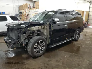2018 Ford Expedition Platinum with VIN 1FMJU1MT4JEA01512, listed as a Copart auction lot 43739555 with 118,964 mi miles and Salvage Title. Bid and sale history available at carsss.com. Image 1.