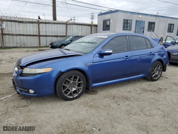 2007 Acura TL Type-S with VIN 19UUA76597A021476, listed as a Copart auction lot 48670765 with 0 mi miles and Salvage Title. Bid and sale history available at carsss.com. Image 1.