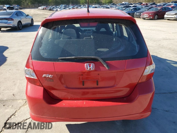2007 Honda Fit Sport with VIN JHMGD38667S058124, listed as a Copart auction lot 49135255 with 75,686 mi miles and Salvage Title. Bid and sale history available at carsss.com. Image 6.
