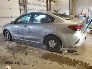 2021 Kia Rio LX with VIN 3KPA24AD5ME366587, listed as a Copart auction lot 45874465 with 76,454 mi miles and Salvage Title. Bid and sale history available at carsss.com. Image 2.