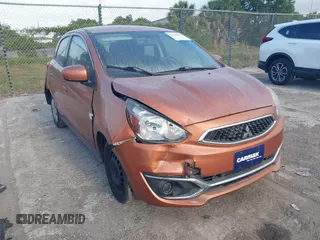 2018 Mitsubishi Mirage ES with VIN ML32A3HJ7JH011507, listed as a IAAI auction lot 42146818 with 50,705 mi miles and . Bid and sale history available at DreamBid. Image 1.