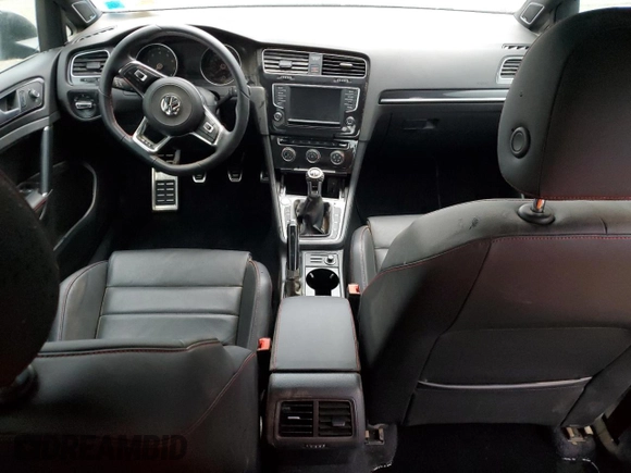 2017 Volkswagen Golf GTI Autobahn with VIN 3VW547AU6HM015631, listed as a Copart auction lot 69830484 with 0 mi miles and Salvage Title. Bid and sale history available at carsss.com. Image 8.