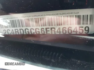 2014 Dodge Grand Caravan SXT with VIN 2C4RDGCG6ER466459, listed as a IAAI auction lot 41820907 with 105,404 mi miles and . Bid and sale history available at DreamBid. Image 9.
