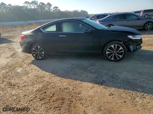 2017 Honda Accord Coupe EX-L V6 with VIN 1HGCT2B82HA005758, listed as a Copart auction lot 42766665 with 101,296 mi miles and Salvage Title. Bid and sale history available at carsss.com. Image 11.