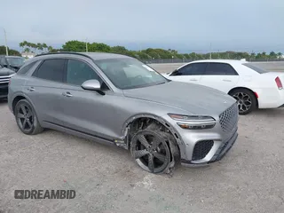 2023 Genesis GV70 Sport with VIN KMUMCDTC1PU098851, listed as a IAAI auction lot 41864774 with 15,016 mi miles and . Bid and sale history available at DreamBid. Image 1.