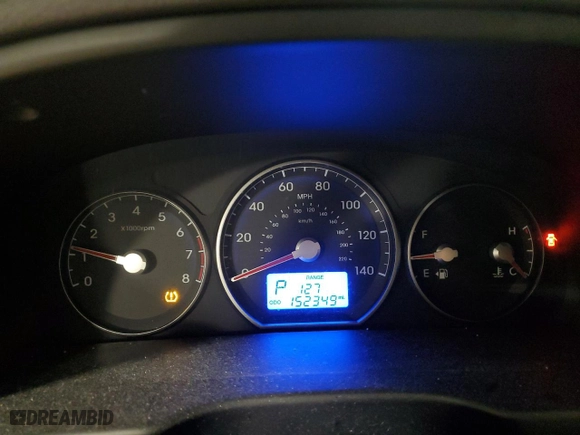 2010 Hyundai Santa Fe GLS with VIN 5NMSG3AB8AH406499, listed as a Copart auction lot 49887045 with 152,349 mi miles and Salvage Title. Bid and sale history available at carsss.com. Image 9.
