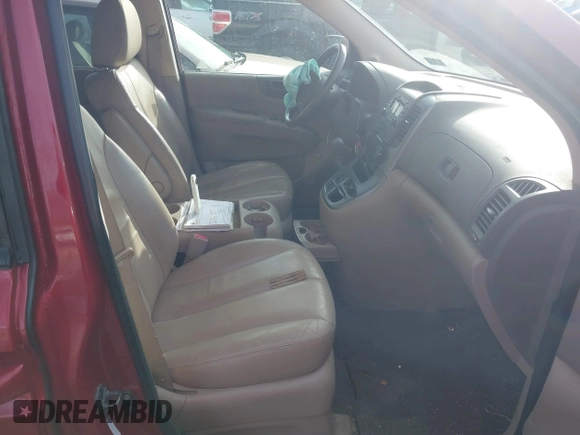 2008 Kia Sedona LX with VIN KNDMB233186264043, listed as a IAAI auction lot 41462661 with 183,763 mi miles. Bid and sale history available at carsss.com. Image 5.