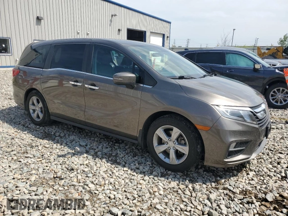 2020 Honda Odyssey EX with VIN 5FNRL6H5XLB030260, listed as a Copart auction lot 63416575 with 71,238 mi miles and Salvage title. Bid and sale history available at DreamBid. Image 4.
