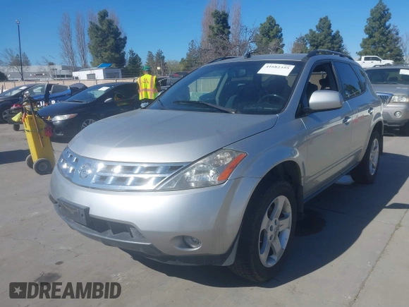 2003 Nissan Murano SL with VIN JN8AZ08W63W221871, listed as a IAAI auction lot 41682355 with 180,757 mi miles. Bid and sale history available at carsss.com. Image 2.