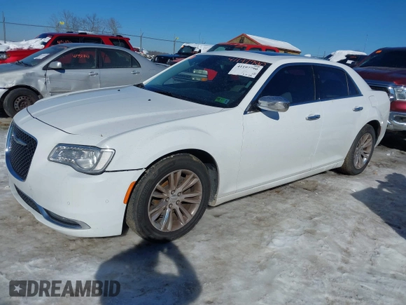 2016 Chrysler 300 with VIN 2C3CCAEG3GH225393, listed as a IAAI auction lot 41197790 with 129,453 mi miles. Bid and sale history available at carsss.com. Image 17.