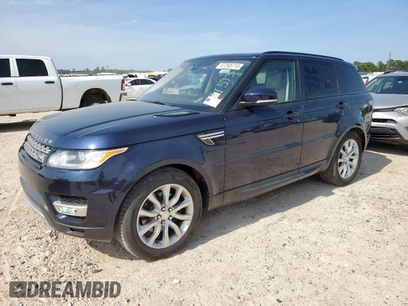 2017 Land Rover Range Rover Sport HSE with VIN SALWR2FK9HA694593, listed as a Copart auction lot 57265715 with 113,008 mi miles and Clean title. Bid and sale history available at DreamBid. Image 1.