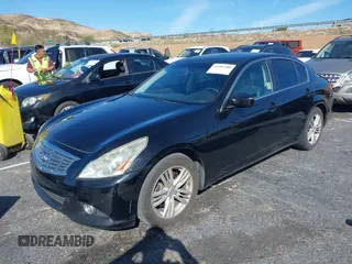 2011 Infiniti G25 Sedan Journey with VIN JN1DV6AP4BM604117, listed as a IAAI auction lot 41682208 with 164,132 mi miles. Bid and sale history available at carsss.com. Image 2.