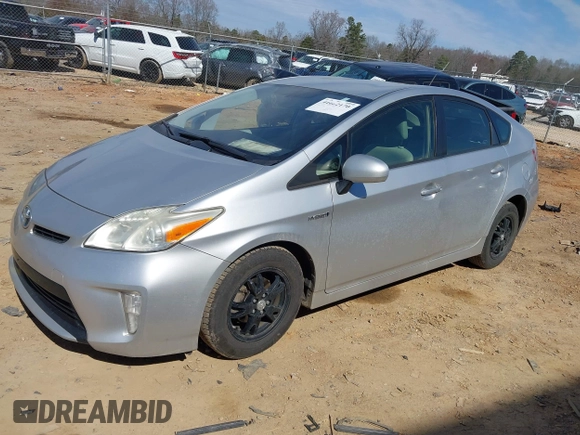 2013 Toyota Prius One with VIN JTDKN3DU9D5687061, listed as a IAAI auction lot 41662170 with 184,524 mi miles. Bid and sale history available at carsss.com. Image 17.