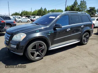 2010 Mercedes-Benz GL-Class GL 550 with VIN 4JGBF8GE1AA561709, listed as a Copart auction lot 65414554 with 156,777 mi miles and Salvage Title. Bid and sale history available at carsss.com. Image 1.