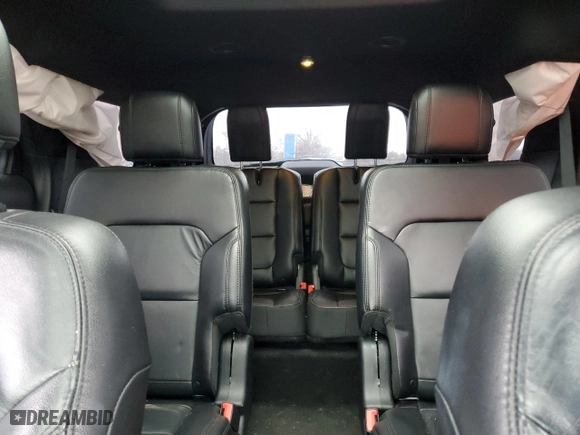 2017 Ford Explorer XLT with VIN 1FM5K7D88HGB19244, listed as a Copart auction lot 49736275 with 133,480 mi miles and Salvage Title. Bid and sale history available at carsss.com. Image 10.