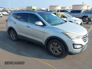 2014 Hyundai Santa Fe Sport with VIN 5XYZUDLB3EG160312, listed as a IAAI auction lot 41581541 with 185,239 mi miles. Bid and sale history available at carsss.com. Image 1.