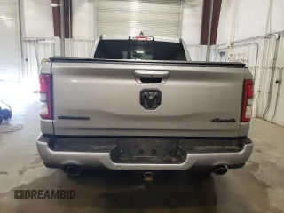 2020 Ram 1500 Big Horn with VIN 1C6SRFFTXLN159366, listed as a Copart auction lot 50233955 with 67,251 mi miles and Salvage Title. Bid and sale history available at carsss.com. Image 6.