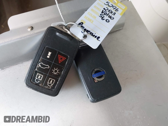 2013 Volvo S60 T5 Premier with VIN YV1612FS2D2199231, listed as a IAAI auction lot 42513014 with 85,446 mi miles and . Bid and sale history available at DreamBid. Image 11.