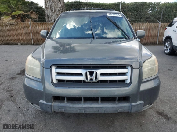 2007 Honda Pilot EX-L with VIN 5FNYF28657B022349, listed as a Copart auction lot 48085065 with 202,599 mi miles and Clean Title. Bid and sale history available at carsss.com. Image 5.