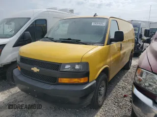 2021 Chevrolet Express Cargo z VIN 1GCWGAFP2M1175043, wystawiony jako Copart lot #59509695 z przebiegiem 225 388 mil mil oraz Czysty tytuł • Clean title. Historia ofert i sprzedaży dostępna na DreamBid. Obrazek 1.