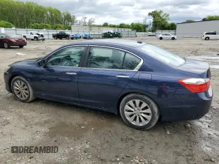 2014 Honda Accord Sedan EX-L with VIN 1HGCR2F85EA147056, listed as a Copart auction lot 53037755 with 100,564 mi miles and Salvage Title. Bid and sale history available at carsss.com. Image 2.