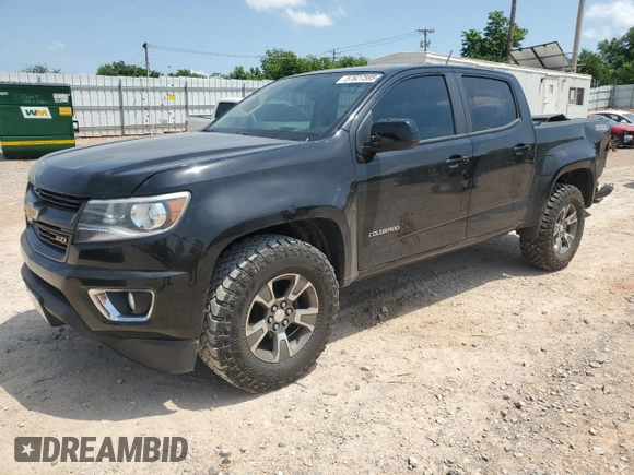 2016 Chevrolet Colorado 4WD Z71 with VIN 1GCGTDE3XG1366584, listed as a Copart auction lot 57827595 with 111,822 mi miles and Salvage title. Bid and sale history available at DreamBid. Image 1.
