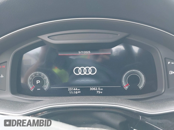 2023 Audi Q7 Premium Plus with VIN WA1LCBF71PD019481, listed as a IAAI auction lot 42201866 with 23,144 mi miles and . Bid and sale history available at DreamBid. Image 7.