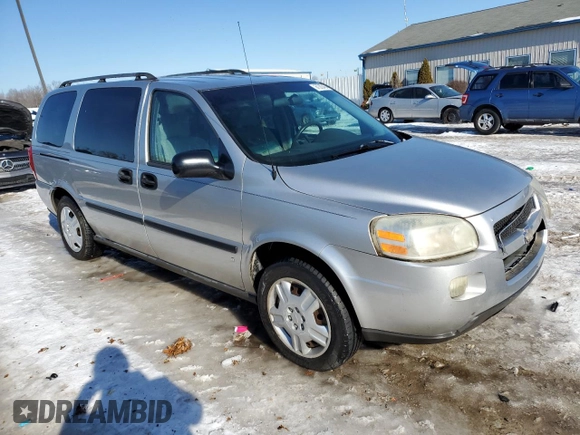 2006 Chevrolet Uplander LS Fleet with VIN 1GNDV23L86D159541, listed as a Copart auction lot 87386464 with 187,325 mi miles and Non Repairable. Bid and sale history available at carsss.com. Image 4.