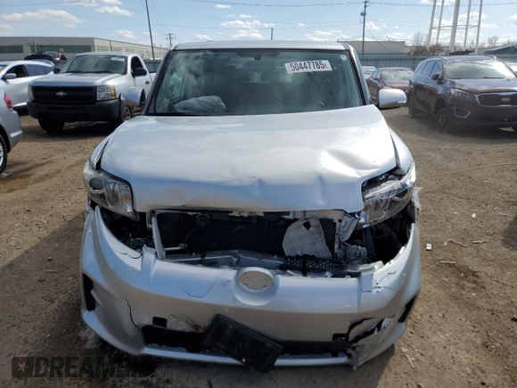 2012 Scion xB with VIN JTLZE4FE1CJ009084, listed as a Copart auction lot 50447785 with 74,155 mi miles and Salvage Title. Bid and sale history available at carsss.com. Image 5.