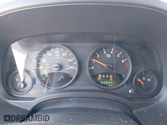 2009 Jeep Patriot Sport with VIN 1J4FT28B29D167558, listed as a IAAI auction lot 42035618 with 166,854 mi miles. Bid and sale history available at carsss.com. Image 7.