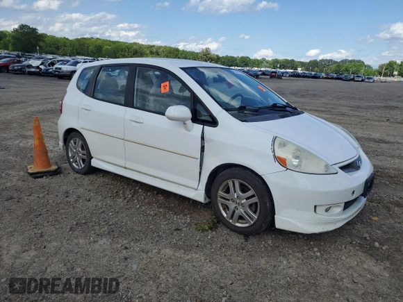 2007 Honda Fit Sport z VIN JHMGD37667S032169, wystawiony jako Copart lot #55440785 z przebiegiem 152 460 mil mil oraz Czysty tytuł • Clean title. Historia ofert i sprzedaży dostępna na DreamBid. Obrazek 4.
