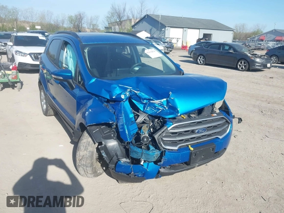 2019 Ford EcoSport SE with VIN MAJ3S2GE9KC280576, listed as a IAAI auction lot 42103070 with 50,018 mi miles and . Bid and sale history available at DreamBid. Image 6.