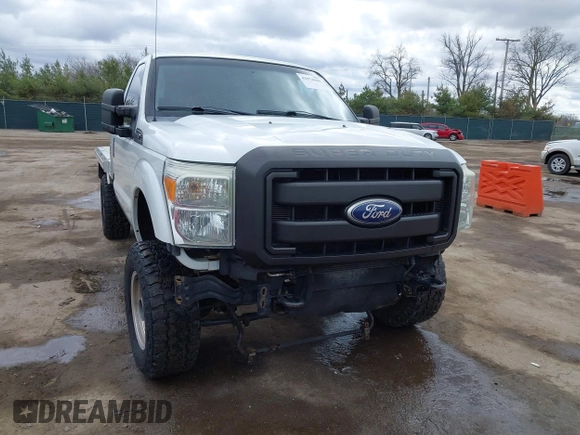 2011 Ford Super Duty F-250 SRW XL with VIN 1FTBF2B6XBEB76600, listed as a IAAI auction lot 41974695 with 131,878 mi miles. Bid and sale history available at carsss.com. Image 6.